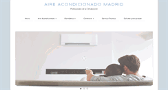 Desktop Screenshot of aireacondicionadomadrid.info